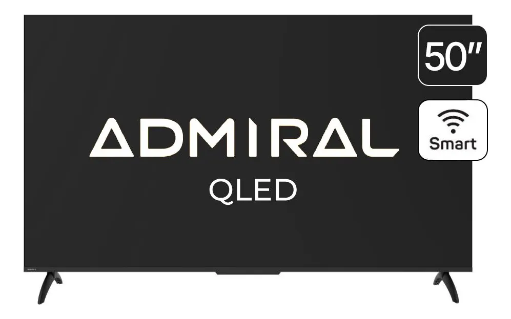 50" Smart Tv Admiral Qled 4K UHD New Model