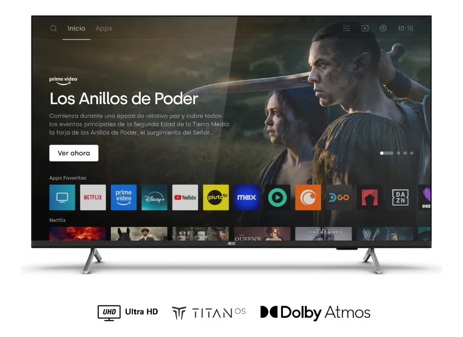 50" Smart Tv 4K UHD Aoc 50u7345/77i