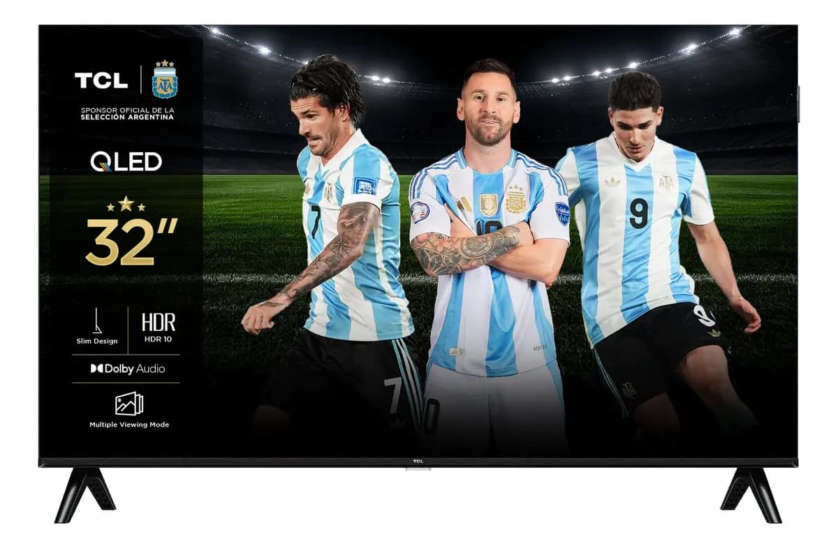 32" Smart Tv Tcl Qled FHD 32s5k Google Tv